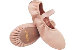 SLEMON s.Lemon Scarpe Danza Classica Stretch Tela Suola Spezzata Scarpe Danza Classica Bambina