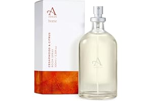 Arran Sense of Scotland Cedarwood & Citrus Home Scented Room Spray Mist Air Freshener (100ml) with a Heart of Bay, Cedar, Patchouli & Citrus Lemon
