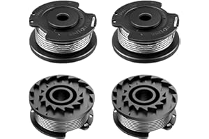 JAMSSOW Bobine di Filo Compatibili con F016800569 F016800385, Bobine di Ricambio per Bosch EasyGrassCut 18/18-230/18-26/18-260/23/26/18V-230/18V-26/18V-260, Art 23SL/26SL/2300/23-28(4 Bobine)