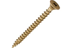 TIMCO C2 Strong-Fix Multi-Purpose Premium Countersunk Gold Woodscrews - 5.0 x 70 - Box of 200