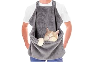 ZQSFPK Cat Sling,Cat Carrier Apron Cat Sling,Puppy Sling,Puppy Sling Carrier, Dog Slings for Small Dogs,Furry Puppy Slings Pet Sling Carrier for Cats,Suitable for Dogs and Cats