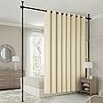 Tringle à Rideaux Flexible DAKEPOLE – Réglable, Séparateur Pièce – 2,8m à 3,17m – Noir