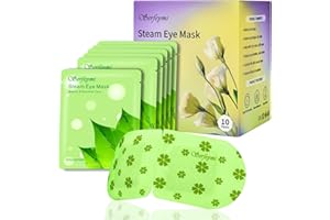 Serfeymi Augenmaske Wärmend 10PCS- Eye Mask for Sleeping, Dampf-Augenmaske, Selbsterwärmende, Beheizte Augenmaske für Geschwollene Augen, Trockene Augen, Einweg-Schlafaugenmaske