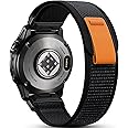 Easuny 22mm Watch Strap Compatible with Garmin Fenix 6 Pro/Fenix 7/Fenix 6 Strap, Nylon QuickFit Sport Wrist Band for Garmin Forerunner 945/965/Garmin Instinct/Instinct 2/Instinct 2 Solar