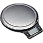 AmazonBasics Stainless Steel Digital Kitchen Scale with LCD Display (Batteries Included) , 5Kg (Black)