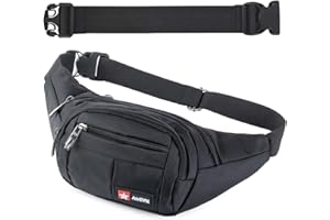 AIRZYX Sac Banane étanche - Convient pour Les Voyages, Le Sport et Toutes Les activités de Plein air - Sac Banane pour Homme et Femme - Sac Banane étanche pour la Course à Pied