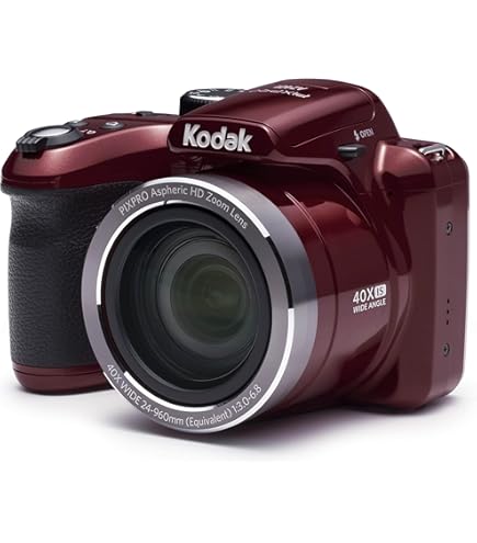 Kodak コダック PIXPRO FZ152 RED Amazon.com : Kodak PIXPRO Friendly Zoom FZ152-RD 16MP