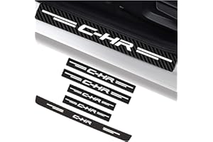 MIVPD 5 Stück Auto Einstiegsleisten Schutz Schutzfolie Auto Ladekantenschutz Türschweller Auto Tür Schritt Lackschutzfolie,Auto Kohlefaser Kantenschutz,Kratzfest Aufkleber