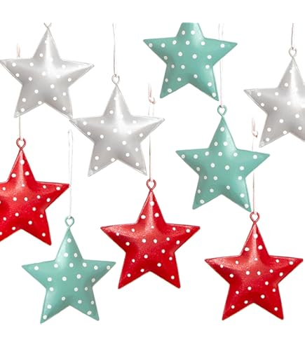 Logbuch-Verlag 18 Weihnachtsanhänger Metall - Schwarz Weiß Gold 5cm