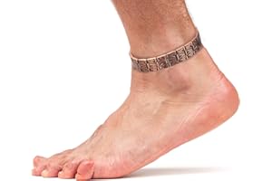 MY PET ELEPHANT Tobilleras magnéticas de cobre para hombre, diseño antiguo, tobilleras magnéticas, pulsera de tobillo de cobre para hombre, regalo para papá, hombre