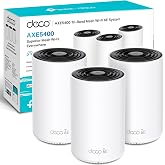 TP-Link Deco XE75 Pro (3-Pack) &ndash; WiFi 6E Mesh System, AXE5400 Triband | Whole House Coverage up to 670 m&sup2;. Unified Network. C