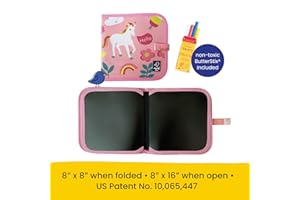 Jaq Jaq Bird - Cahier Licorne 8 Pages réutilisables et 4 Craies