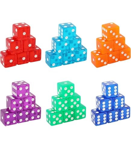 5 Dadi Da Casinò Perfetti 19mm Sigillati - Rosa Per Craps E Giochi - Foto 5