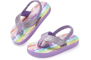 Kinghealth Zehentrenner Kinder Flip Flop Mädchen Jungen Sandalen mit Riemchen für Sommer und Strand