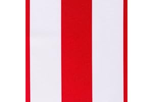 DÉVA Outdoor-Stoff rot-weiß in 1,6m Breite (METERWARE) - Markisenstoff aus 100% Polyester