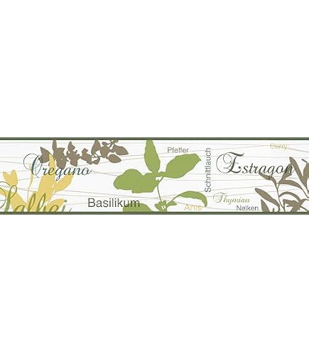 Frise Adhésive Décorative 15 Cm X 3 M - Motif Prairie SORREISA, Fabriqué En France, Lavable - 12