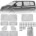 Opaltool Thermomatte Für Ford Transit Custom 2012-2025 - 5-teiliges Sonnenschutz-Set