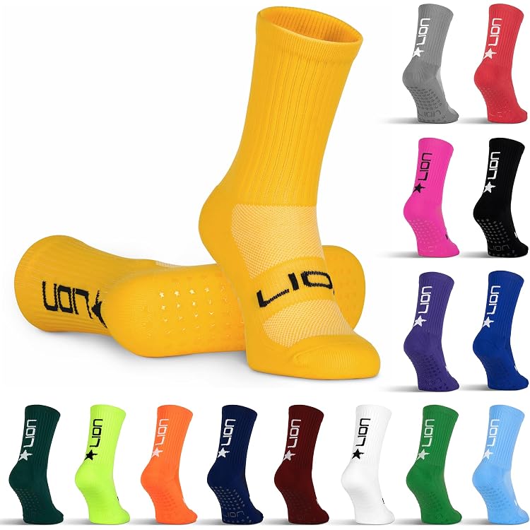 Jagowa 2 Paar Fußballsocken – Aus Nylon/Polyester, Hoch Elastisch, Atmungsaktiv & Gepolstert Für Sport
