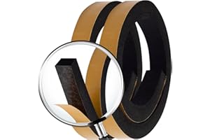 NTG-SOLUTIONS JOINT FENETRE ISOLATION ANTI FROID | Joint Adhesif 20mm x 10mm | Isolation Acoustique et Thermique Pour Porte et Fenêtre | Rouleau Mousse Isolante | Résistance UV et Intempéries | Durable, Noir, 6m.…