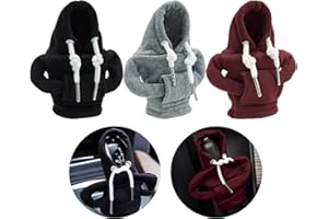 Anrbb Schaltknaufabdeckung in Form eines Kapuzenpullovers, Zubehör für Innendekoration, Schutz und Stil für manuelle und automatische Schalthebel