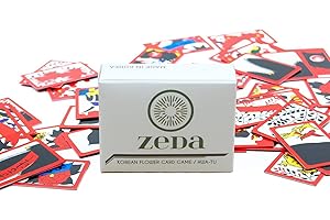 ZEDA INTERNATIONAL Koreańska gra karciana z kwiatami / Hwatu / Go-Stop / Godori