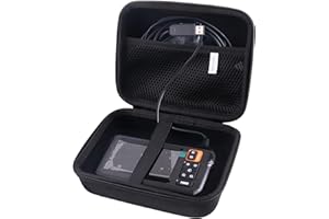 JINMEI Hard EVA Carrying Case Compatible with MugEasy/Daxiongmao/DEPSTECH Borescope Inspection Camera,Lens Industrial Endoscope storage case (5M-10M line can also be accommodated)