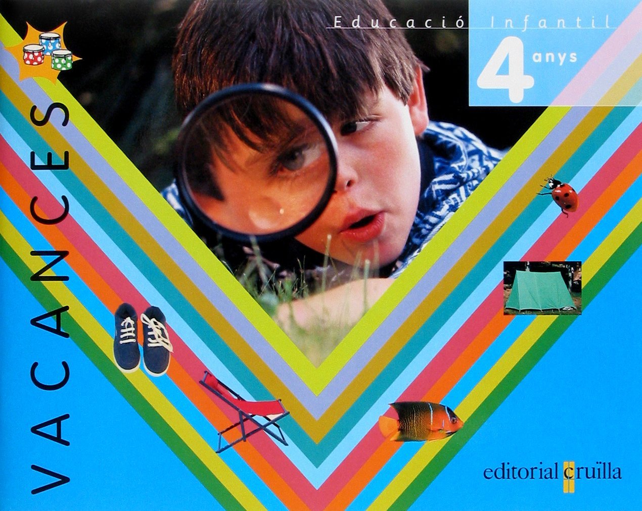 Tres tambors, educación infantil, 4 anys. quadern de vacances