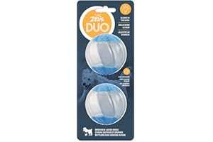 Zeus Juguete Interactivo para Perros Duo Pelota con Sonido y Reflectante, 6,3 cm, 2ud