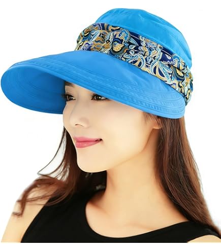 Cappello da sole pieghevole a tesa larga con Italia