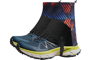 Infreecs Trail Low Gaiters Unisex, wasserdichte Trailrunning-Schuhgamaschen zum Laufen, Atmungsaktive Low Gamasche mit Rutschschutz & Haken, Perfekt für Wandern, Outdoor, Camping & Klettern