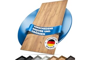 ‎PRIMA RENOVIERUNGS-SYSTEME Tischplatte 120x60 | Arbeitsplatte, Küchenplatte, Schreibtischplatte aus Holz | Dekorplatte in Holz-Optik oder Unidekor für Tischbau | Esstischplatte, Küchenarbeitsplatte, Bürotisch & mehr