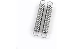 GUNGY Resortes de Extensión 40mm Muelles de Tensión con Gancho Muelle de Acero Inoxidable Diámetro Exterior 6mm Diámetro Alambre 0,7 mm Fuerza Resorte 1,32KG 20 Piezas