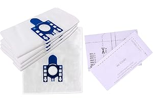 ABC Products Compatible/Replacement Pack of 4 GN Dust Bags, Air Clean and Motor filters For Miele Classic C1, Complete C2, C3, S2000, S5000, S8000 Series Vacuum Cleaner Hoover