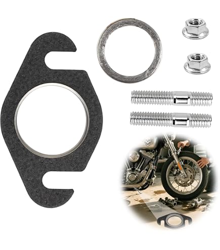 YINETTECH Kit Goujons Échappement + Écrous GY6 50cc 70cc 90cc 110cc 125cc 150cc - Compatible Scooters VTT Karts