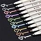 DealKits Premium Metallic Marker Stifte, Satz von 10 sortierten Farben Metallischen Stift Pens für Kartenherstellung DIY…