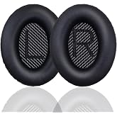 Spare Ear Pads for Bose QuietComfort 35 (QC35) and Quiet Comfort 35 II (QC35 ii) Headphones, Replacement Ear Pads Pillow
