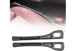 Korsaot 2 Stück Autositz Lückenfüller, 2024 Neuest Organizer Storage Box für Autositzs Gap, Universal Autositz Lückenfüller Organizer für Kleinigkeiten Handys Seat Gap (Schwarz)
