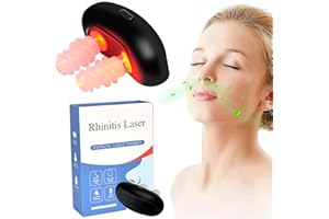 Colexy Respi Relief Rotlicht Nasaltherapiegerät, Tragbar RespiRelief Rotlicht, Infrarot-Rhinitis-Gerät, Intelligentes Infrarot-Nasenberuhigungsgerät für Allergische Chronische Rhinitis