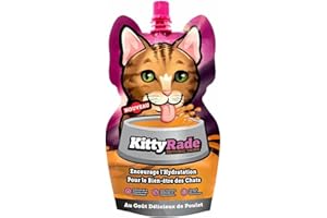 LUCKY DOG RUGGED. SUSTAINABLE. TIMELESS. Friandise Liquide pour Chat - sans céréales, ni conservateurs, ni colorants artificiels - KittyRade (Pack 10 Gourdes x250ml)
