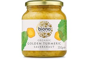 Biona Demeter Organic Sauerkraut Golden Turmeric 350g