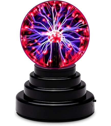 Sfera Al Plasma 6 Pollici - Lampada Sensibile Al Tocco E Suono, Per Decorazione E Regali - Foto 3