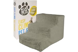 ME & MY PETS Me and My Easy Climb Fleece Covered Pet Stairs - Grey