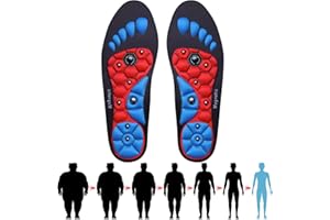 DATO DALLA NATURA Magnetische Einlegesohlen Original, Akupressur Einlegesohlen Original Einlagen, Magnetische Massage Einlegesohlen für Männer und Frauen(35-39)