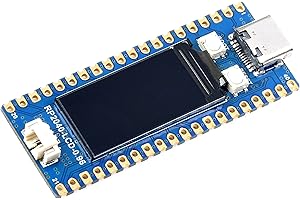Waveshare RP2040 MCU Board con Header Pin, Integrato 0.96 pollici LCD Display, Incorpora Raspberry Pi RP2040 Chip, Processore Braccio Dual-Core, Supporto MicroPython, C/C++