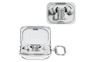 GIOPUEY Trasparente Cover Compatibile con Nothing Ear (a), Custodia TPU, Ultrasottile Case Cover, Antiurto, Resistente ai Graffi - Trasparente