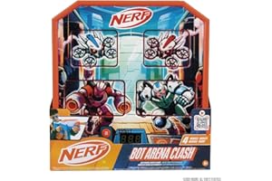 NERF Diana BOT Arena Clash Electronic Target Game -Juego de Tiro electrónico y Competición Nerf para Niños, con Efectos de Sonido, Pantalla de puntuación y 4 Modos de Juego