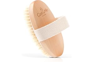 DISTOCK – Brosse Corps à Sec en Poils Naturels pour Dry Brushing – Masseur Anti cellulite relaxant