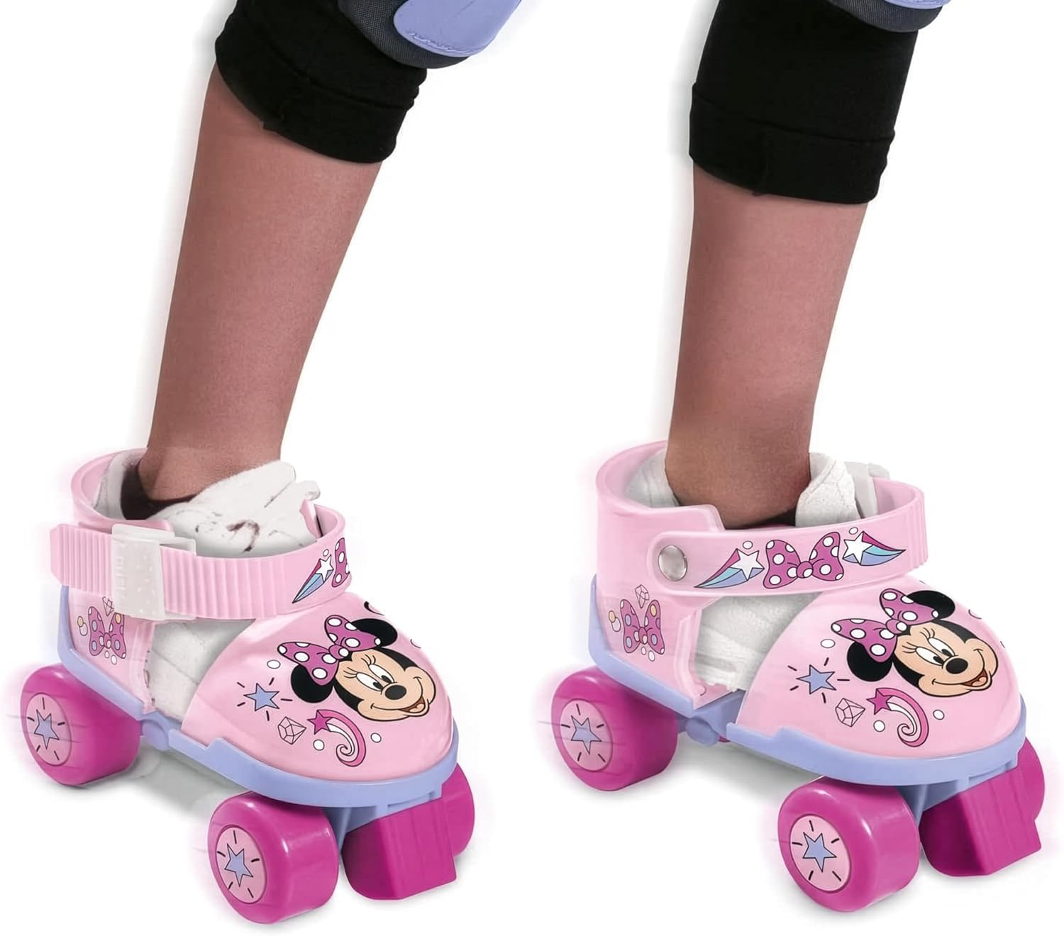 Mondo Toys - Patines de Ruedas Ajustables Minnie Disney para Niños, Talla del 22 al 29-28701