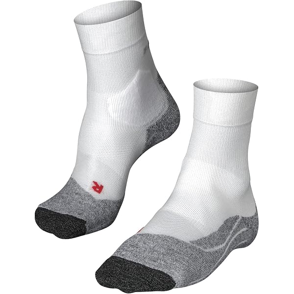 Calze Running Falke RU4 Lady, Nere/grigie, Leggere E Traspiranti, Taglia Unica Donna