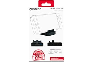Nacon - Soporte de TV para Nintendo Switch y Nintendo Switch OLED, Conexión HDMI, 3 Puertos USB-A